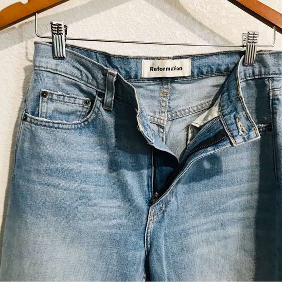 Reformation Julia Crop High Jean Sz 26 - Picture 7 of 17